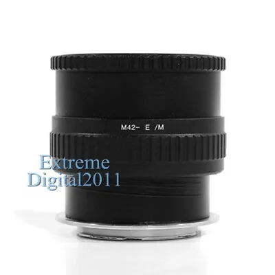 Macro Lens Adapter Focus Helicoid Tube For M42 Screw Lens To Sony E NEX-7 Camera • $33.99