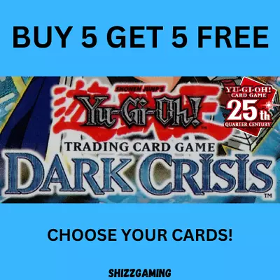 YuGiOh Dark Crisis DCR 25th Anniversary Reprint Choose Your Cards! • £0.99