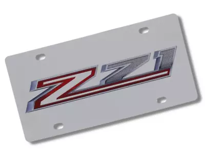 Chevrolet Z71 3D Emblem Mirrored Chrome License Plate Official Licensed • $39.95