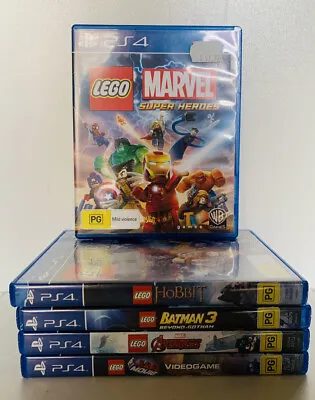 $100 • Buy 5 X LEGO PS4 Games - Hobbit / Super Heroes / Avengers / Batman / VideoGame