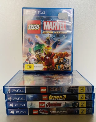 $100 • Buy 5 X LEGO PS4 Games - Hobbit / Super Heroes / Avengers / Batman / VideoGame