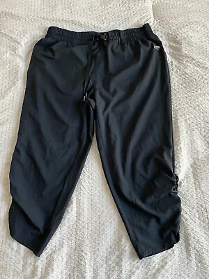 Marika Womens Yoga Pants Size Large Black Ruched Leg • $15