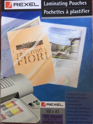 £11.99 • Buy Rexel  A3 Laminating Pouch - Pack Of 100 - 150 Micron
