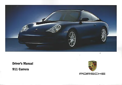2002 Porsche 911 Carrera Driver's Manual Type 996 Handbook Owner's Manual BAE • $107.99