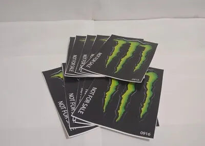 10 Monster Energy Drink Stickers- New 3” X 4” Decals  • $5.99