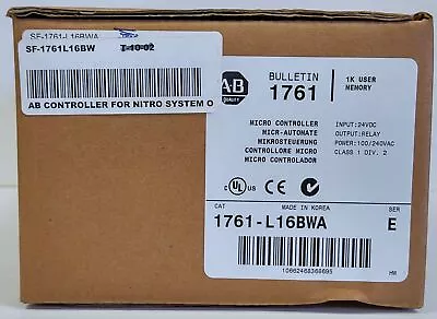 Allen-Bradley 1761-L16BWA MicroLogix 1000 Micro Controller • $1399.23