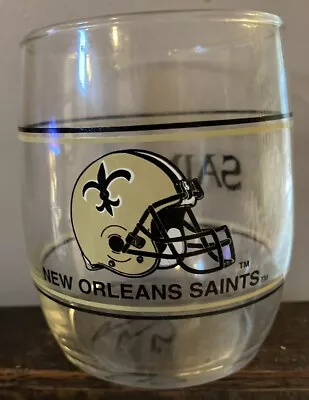 Vintage New Orleans Saints NFL Glass Barware Cocktail  • $14.95