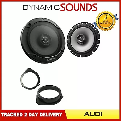 £49.99 • Buy Kenwood 6.5  Front Door 2-Way Coaxial Speaker Upgrade Kit For Audi A3 2003-2012