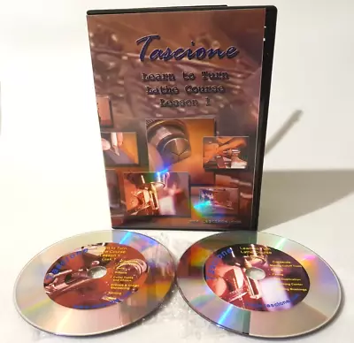 Learn To Turn Lathe Course Lesson 1 By Tascione - DVD 2 Discs - 102 Mins Reg 2 • £2.99