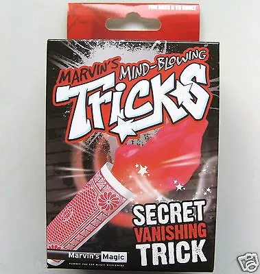 Marvins Magic Mind Blowing Tricks – Secret Vanishing Trick – Brand New! • £6.95