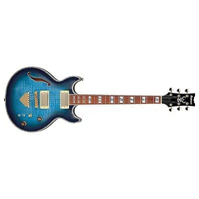 Ibanez AR Series AR520HFM Semi-Hollow Guitar Jatoba Fretboard Light Blue Burst • $799.99