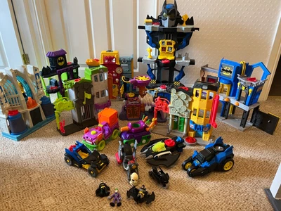 £75 • Buy Batman Imaginext Huge Lot Bundle Bat Cave Buildings Vehicles Figures LOCAL PICK