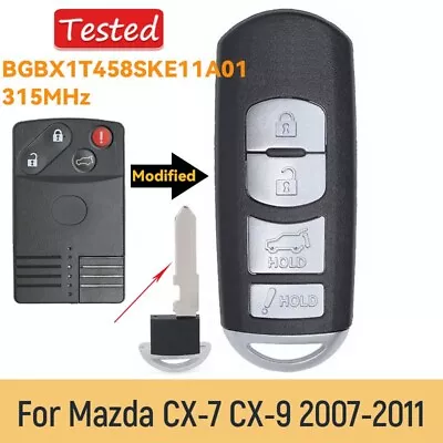 For Mazda CX7 CX9 2007-2011 Smart Card Key BGBX1T458SKE11A01 Remote With Chip • $64.29