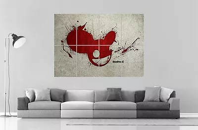 Dj DEADMAU5 Mixer Wall Art Poster Great Format A0 Wide Print Flat Shoe Laces • $24.57