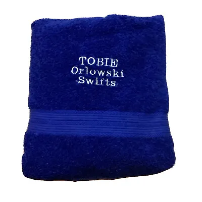 £13.74 • Buy Quality Personalised Kids School Name Class  Face, Hand Bath Towel Colour Choice