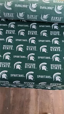 Michigan State Spartans MSU Polyster  OUTDOOR FABRIC -By The Yard • $14.95