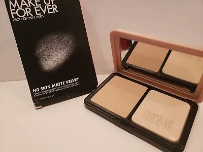 Make Up For Ever HD Skin Matte Velvet Blurring Powder Foundation 1R02 Cool Alaba • $34.99