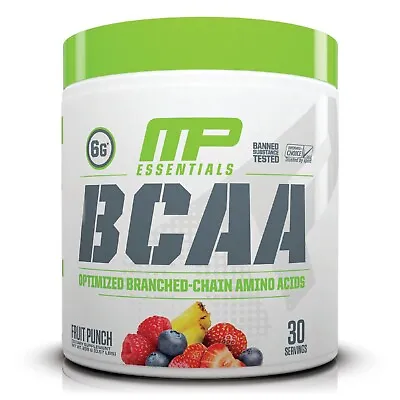 MusclePharm Essentials BCAA Powder - 30 Servings Fruit Punch • $24.99