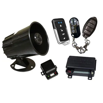 Excalibur Mundial-6 K-9 Car Alarm With Keyless Entry And 3 Remotes • $67.26