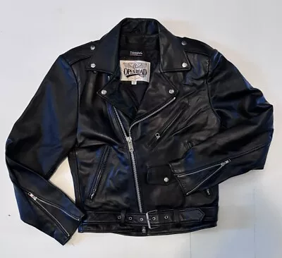 Wilson Open Road Black  Thinsulate Liner Size Small 34 Leather Jacket • $0.99