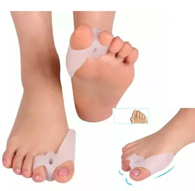 10 Pair Silicone Gel Bunion Toe Corrector Orthotics Straightener Pain Separator • $8.95