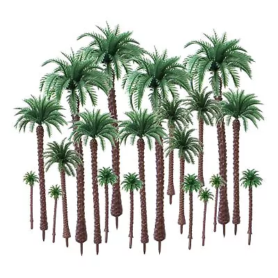 Palm Tree Model Trees Miniature Palm Trees Fake Plastic Trees With No Stands... • $20.76