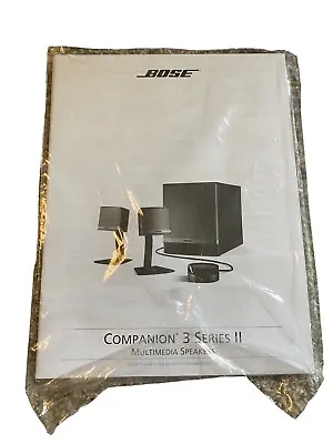 New Bose Companion 3 Series Ii (2) Instructions Manual/Papers • $11.99