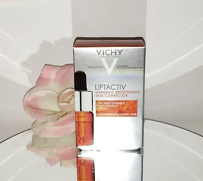 Vichy LiftActiv 15% Pure Vitamin C Brightening Skin Corrector W/ Hyaluronic Acid • $27.99