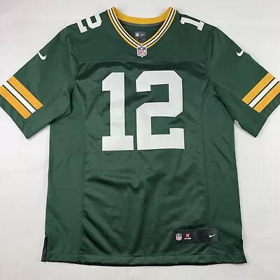 Nike Green Bay Packers Aaron Rodgers #12 Jersey Mens Medium Sewn Stitched • $37.88