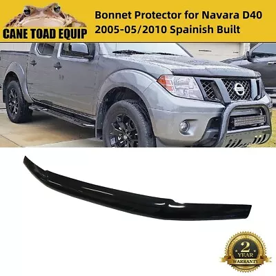 Bonnet Protector Black Tinted Guard For Nissan Navara D40 Spanish 2005-05/2010 • $80