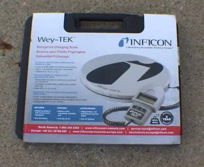 INFICON Wey-TEK Refrigerant Charging Scale 713-202-G1 - NEW • $99.95