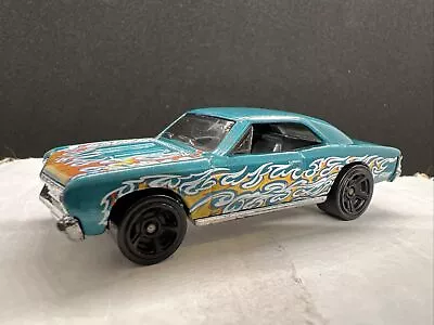 HOT WHEELS 1967 CHEVELLE SS 396 BLUE WITH FLAMES From Multipack 1/64 Diecast • $3.99