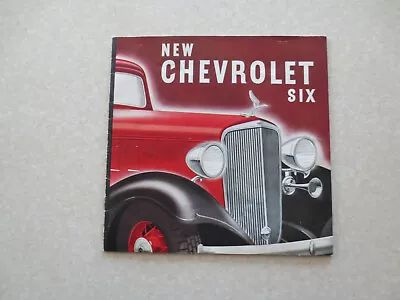 Original 1933 Chevrolet Six Car Advertising Booklet - Chevy USA • $80