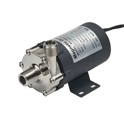 Brew Beer Magnetic Pump Food Grade Homebrew Pump DC Brushless 12V 24V 19L/min Ws • $142.50