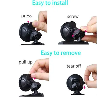 $4.02 • Buy Mount Camera Stand Sucker Dash Cam Holder Suction Cup Bracket Car Mounted