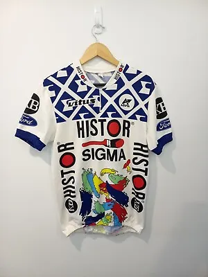 Histor Sigma Vitus Azur 1990 Vintage Cycling Jersey Tour De France 2XL XXL • $49.99