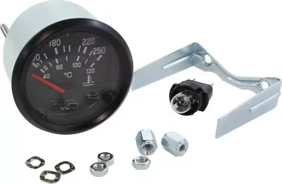 New Genuine VDO 310-030-006C 250 F Oil Temperature Gauge 310-909B W/ Hardware • $45