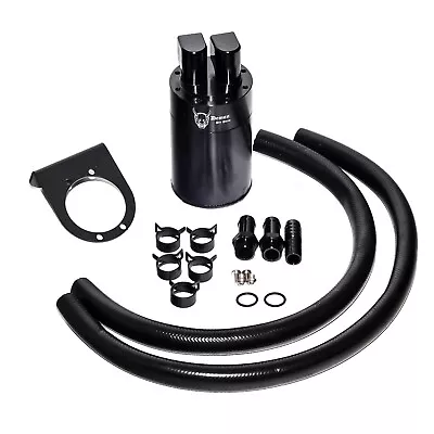$164 • Buy DPP Aluminium Billet Oil Catch Can Kit To Suit Toyota Hilux / Prado 1KD