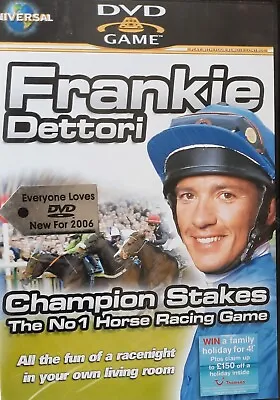 Frankie Dettori Champion Stakes No.1 Horse Racing Game 2006 DVD Brand New Sealed • £5.99