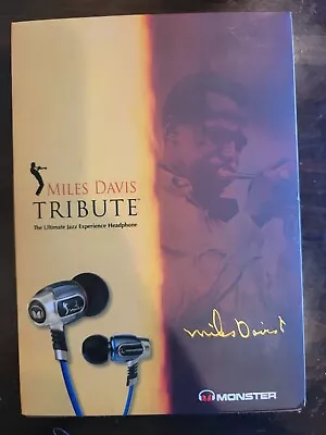 Monster Miles Davis Tribute Jazz In-Ear Only Headphones - Black/Gold • $185