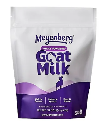 Meyenberg Whole Powdered Goat Milk 16 Ounce Resealable Pouch Gluten Free... • $27