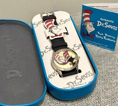 1997 Limited Edition Dr. Seuss Cat In The Hat Watch In Tin Box Unused Authentic • $95