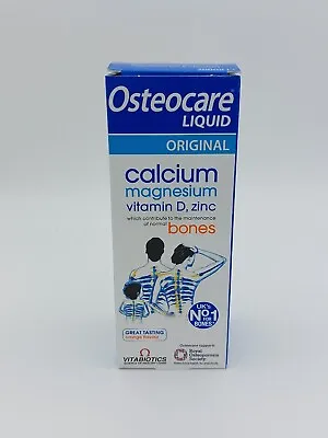 £6.25 • Buy Vitabiotics Osteocare Liquid Original 200ml - Calcium Supplement For Bones