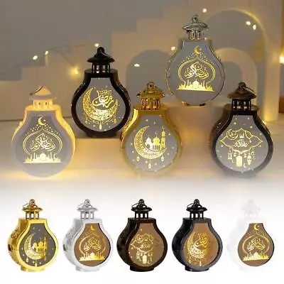 2024 Ramadan LED Lantern Light Eid Mubarak Decoration For Home Islamic Muslim ]~ • $10.34