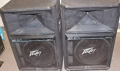 Peavey Sp 2xt Speakers  (15463-1 Er Ghts Frnt) • $399.95