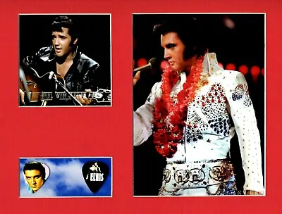 Elvis Presley Matted Picture Guitar Pick Set 68 Comeback Aloha From Hawaii • $16.95