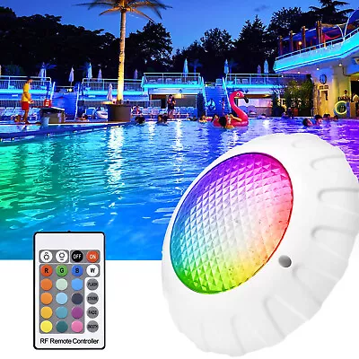 Swimming Pool Light 12W/38W RGB LED Underwater Light IP68 Waterproof Lights Lamp • £13.48