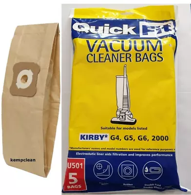 KIrby 2000 G3 G4 G5 G6  Upright Vacuum Cleaner Bags X 5 • $10.60