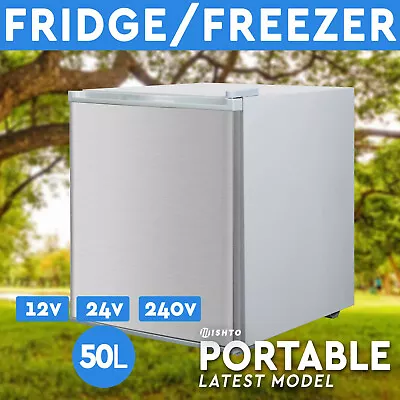 $399 • Buy 50L Portable Freezer Fridge 12V 24V 240V  For Camping Car Boating Caravan Bar 