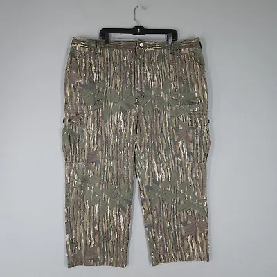 VTG Liberty Pants Mens 2X BIG 42-44 Realtree Camo Cargo Hunting Outdoors 80s USA • $28.88